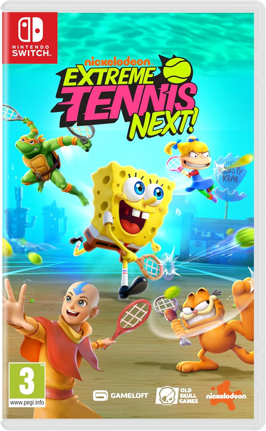 【預售 1/7】NS 全名星 打網球 / Nickelodeon Extreme Tennis: Next! 中/英文  (英文封面) PO0642