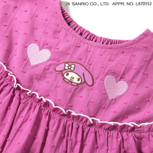 🆕【⭐訂購⭐】🇯🇵日本直送 🌀#Sanrio 蓬鬆可愛 層疊式 荷葉邊 刺繡上衣［2款選］ 🌀[ELHA-0078][260920]