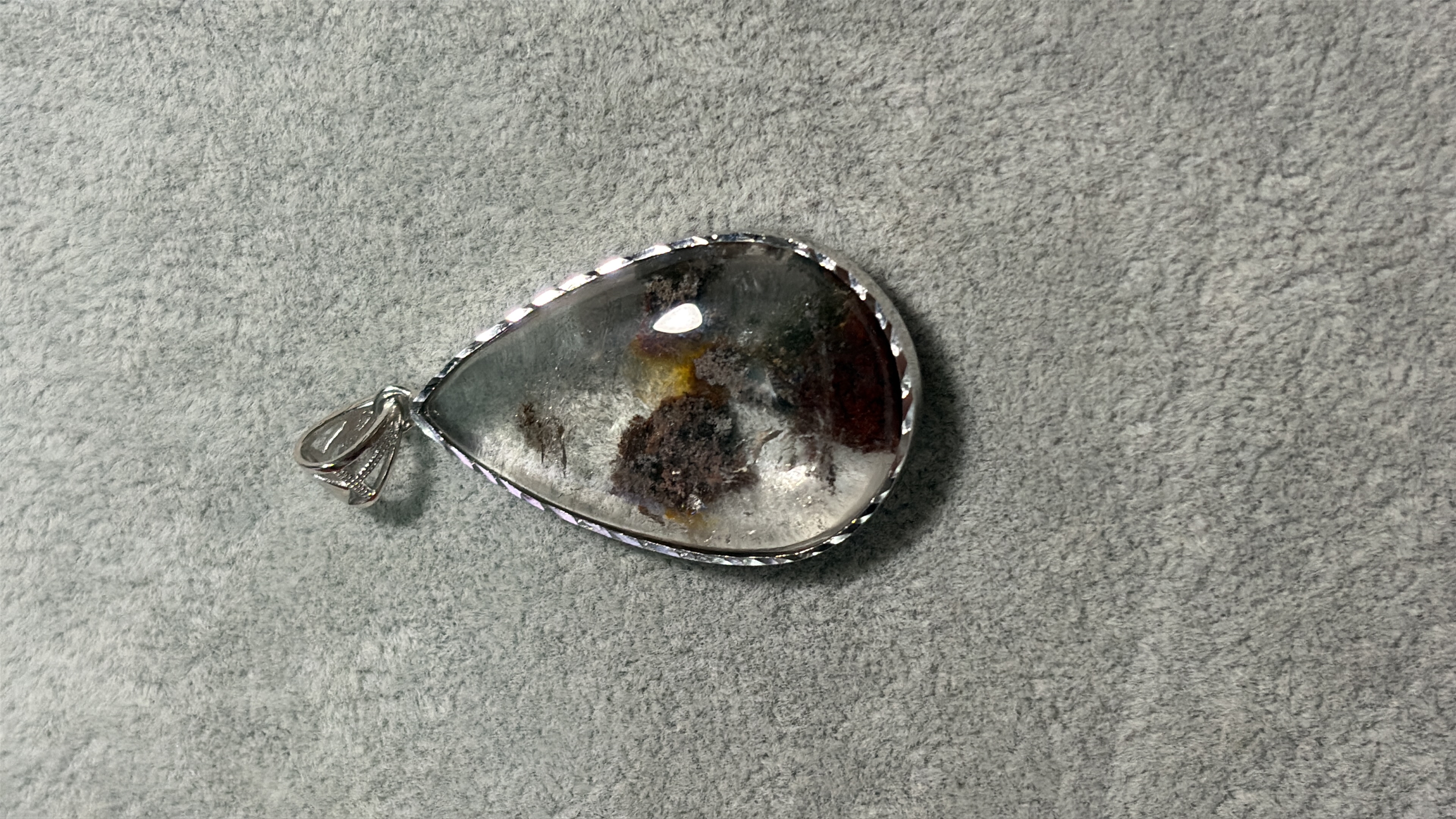 綠幽靈吊墜 -重：7.91克（附送證書）No19-587