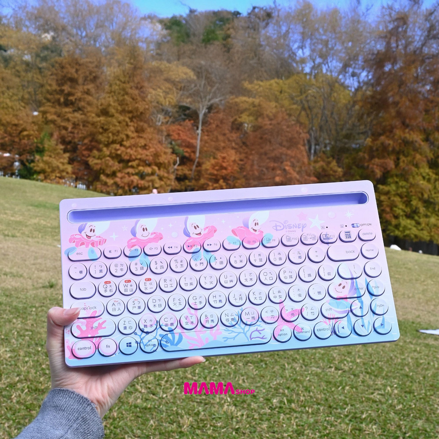 台灣直送愛麗絲夢遊仙境小牡蠣系列藍牙鍵盤 & 滑鼠
