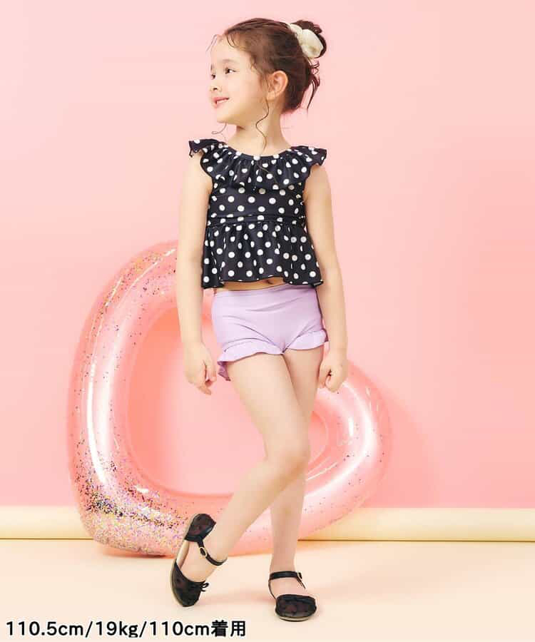 🇯🇵預訂 日本直送🇯🇵Apres les cours六色圖案印花荷葉邊後背V領分體泳衣