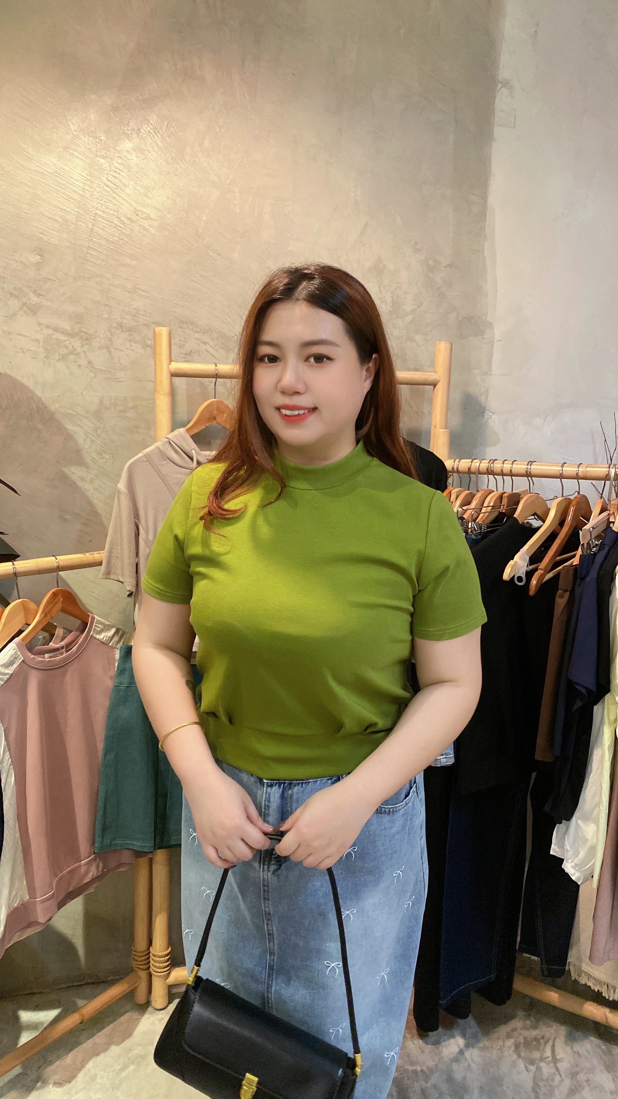 🎀4723号-圆领柔软短版上衣