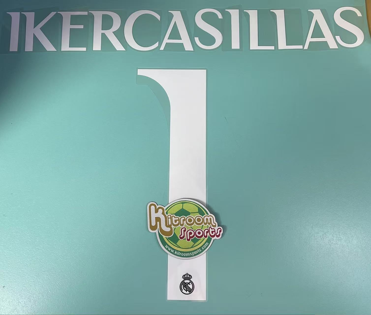 2023-24 Real Madrid GK Nameset #1 IKER CASILLAS