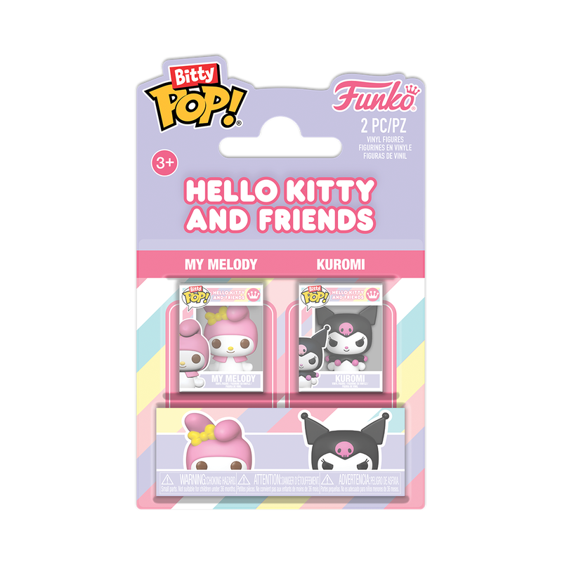 📦訂購 美國代購 Bitty Pop! My Melody & Kuromi 2-Pack Figure 模型