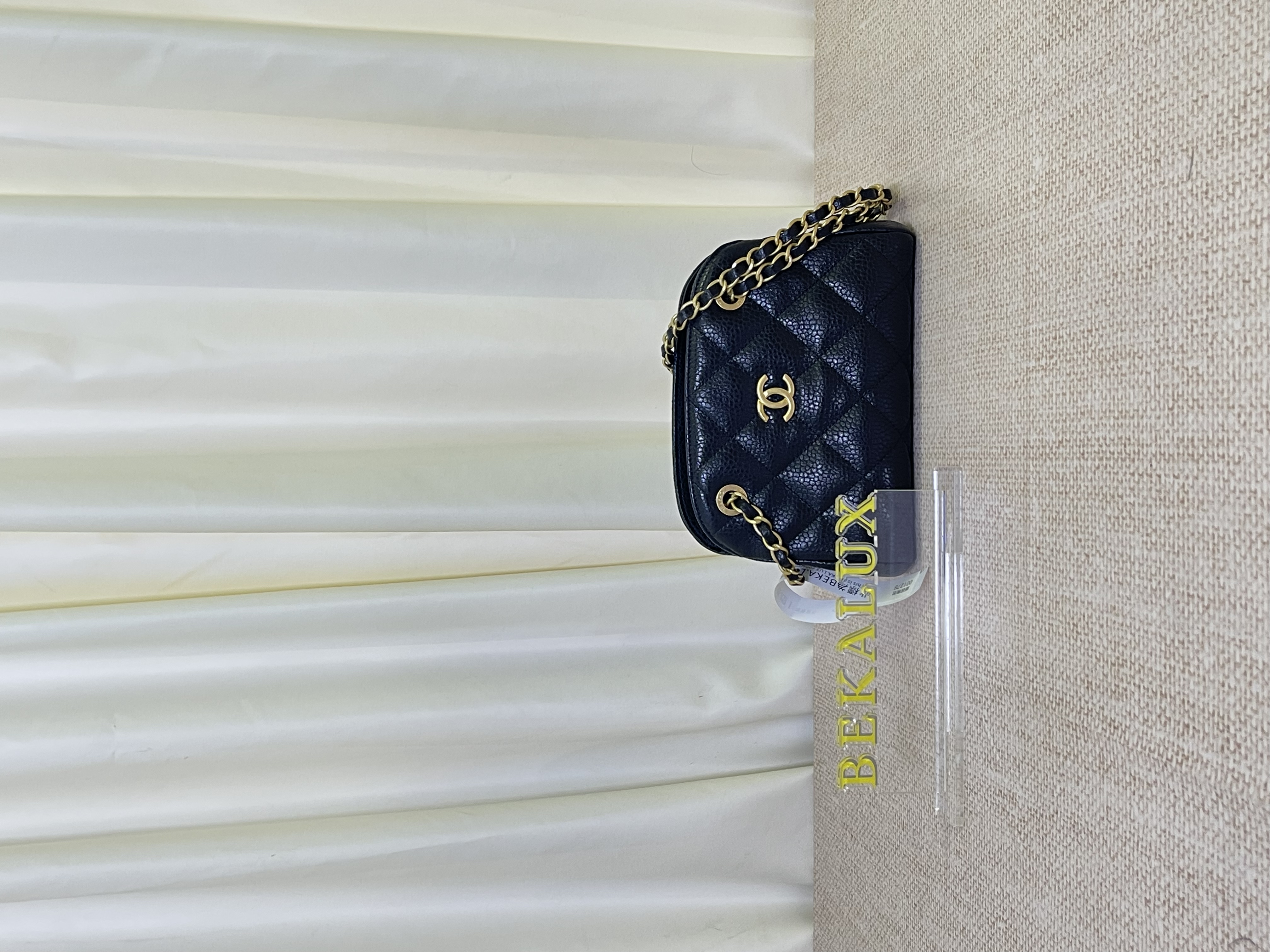 Pre owned Chanel 24K clutch with chain caviar / Product Code: 26031102