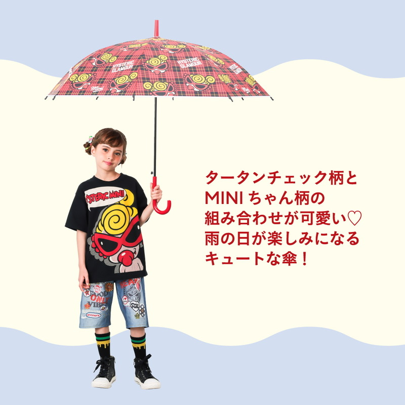 🎀【預訂】HYSTERIC MINI UMBRELLA BOOK TARTAN CHECK ver.