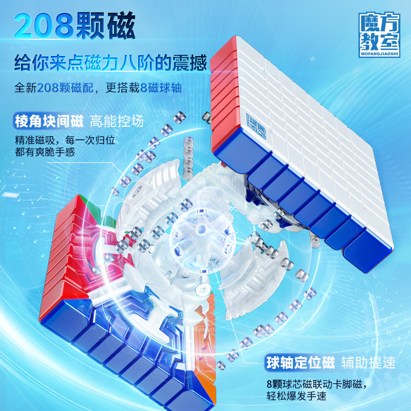 魔域文化 魅龍8M V3 八階 磁力扭計骰