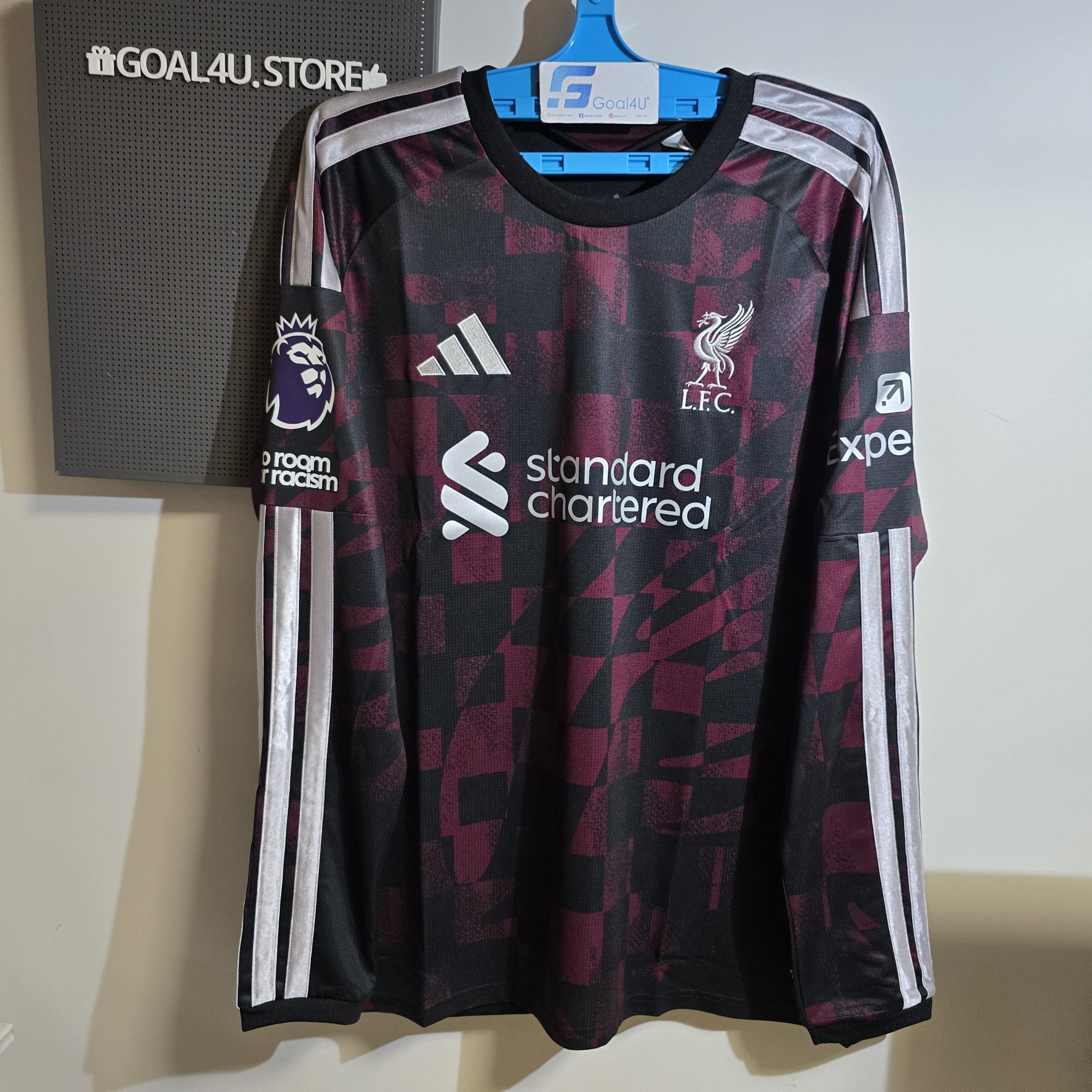 🚩Kop的旗海震撼 Adidas Liverpool 利物浦 2026-27 三客長袖球迷版球衣 (可加印字章) KB8283