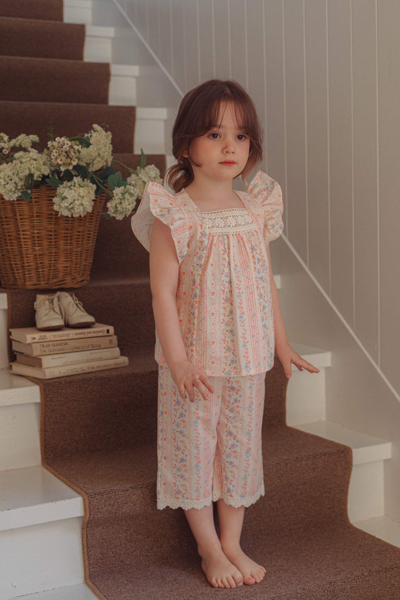 碎花 Lace Top / Pants 