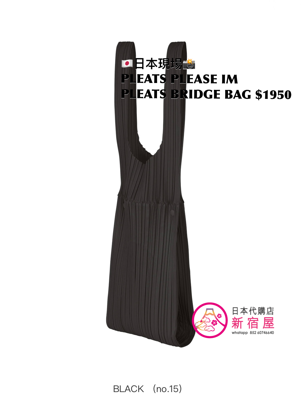 PLEATS PLEASE ISSEY MIYAKE PLEATS BRIDGE BAG