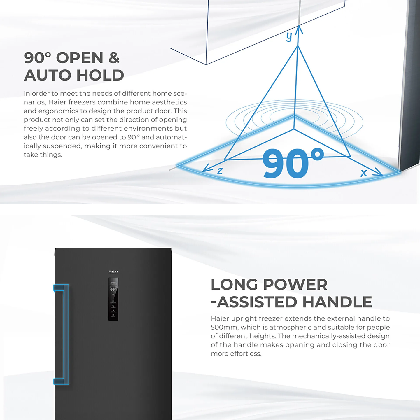 Haier 226L Upright Freezer (HUR-261NE)