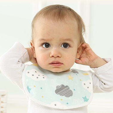 純棉口水肩  CHUBEES 100% Cotton Baby Bib
