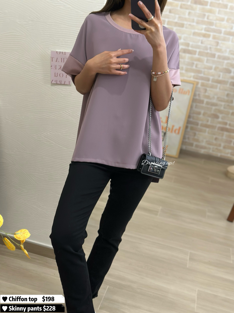  必入兩色｜高質雪紡上衣