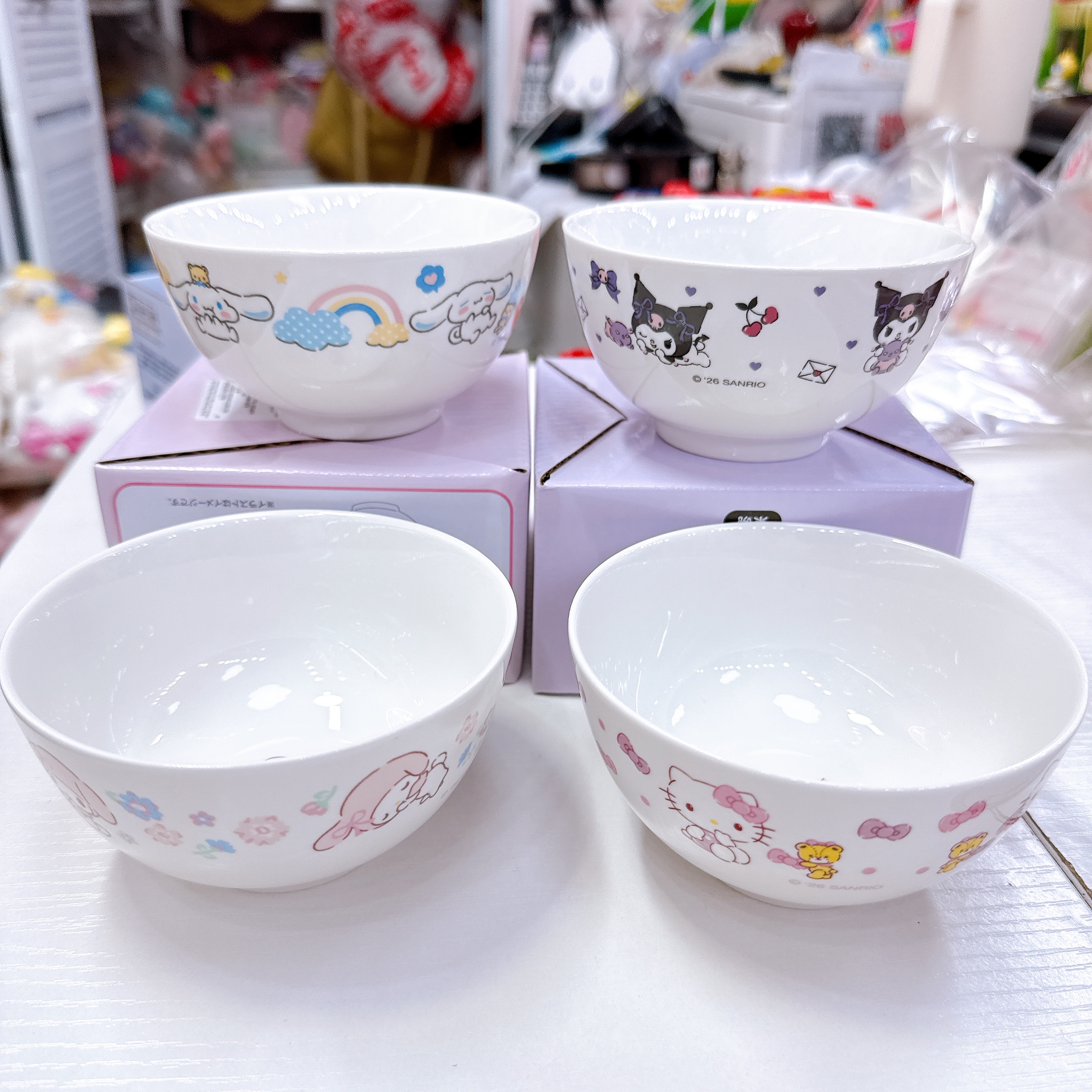 日本直送Hello Kitty Melodyy Kuromi玉桂狗瓷碗