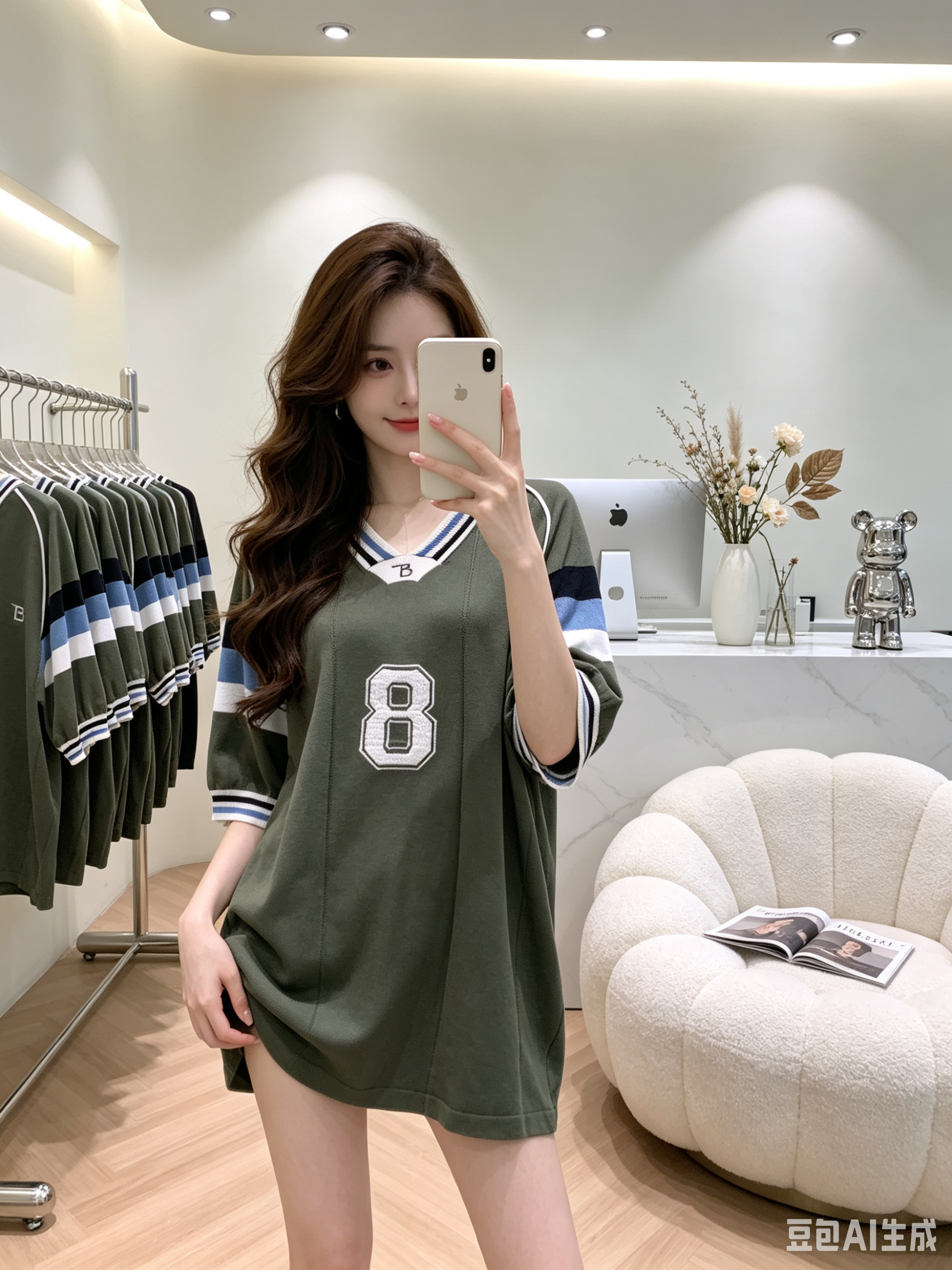 4622 松弛感拼色上衣｜Loose Color Splice Blouse 