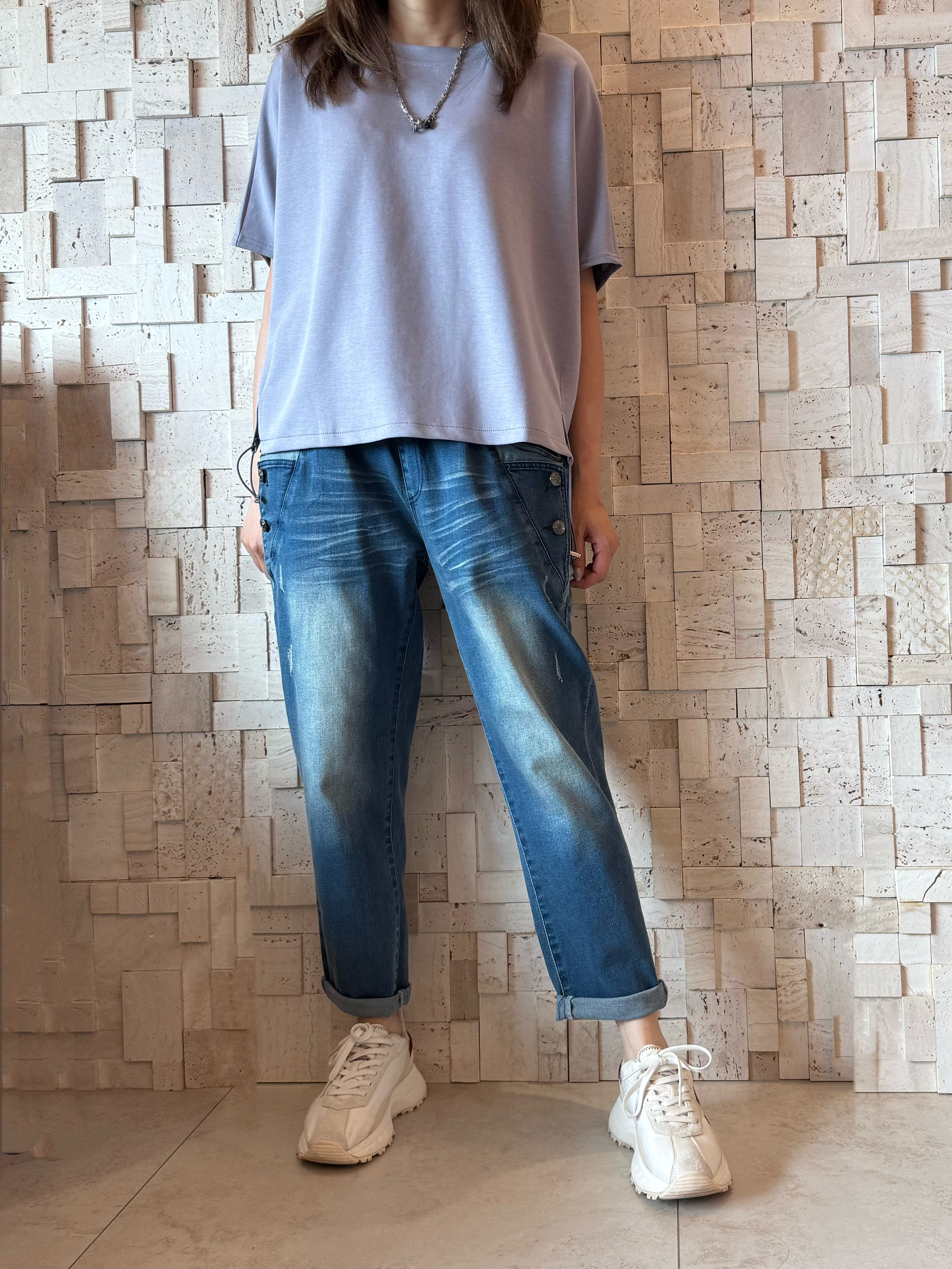#2109 鬆身百搭淨色Top☀️ 