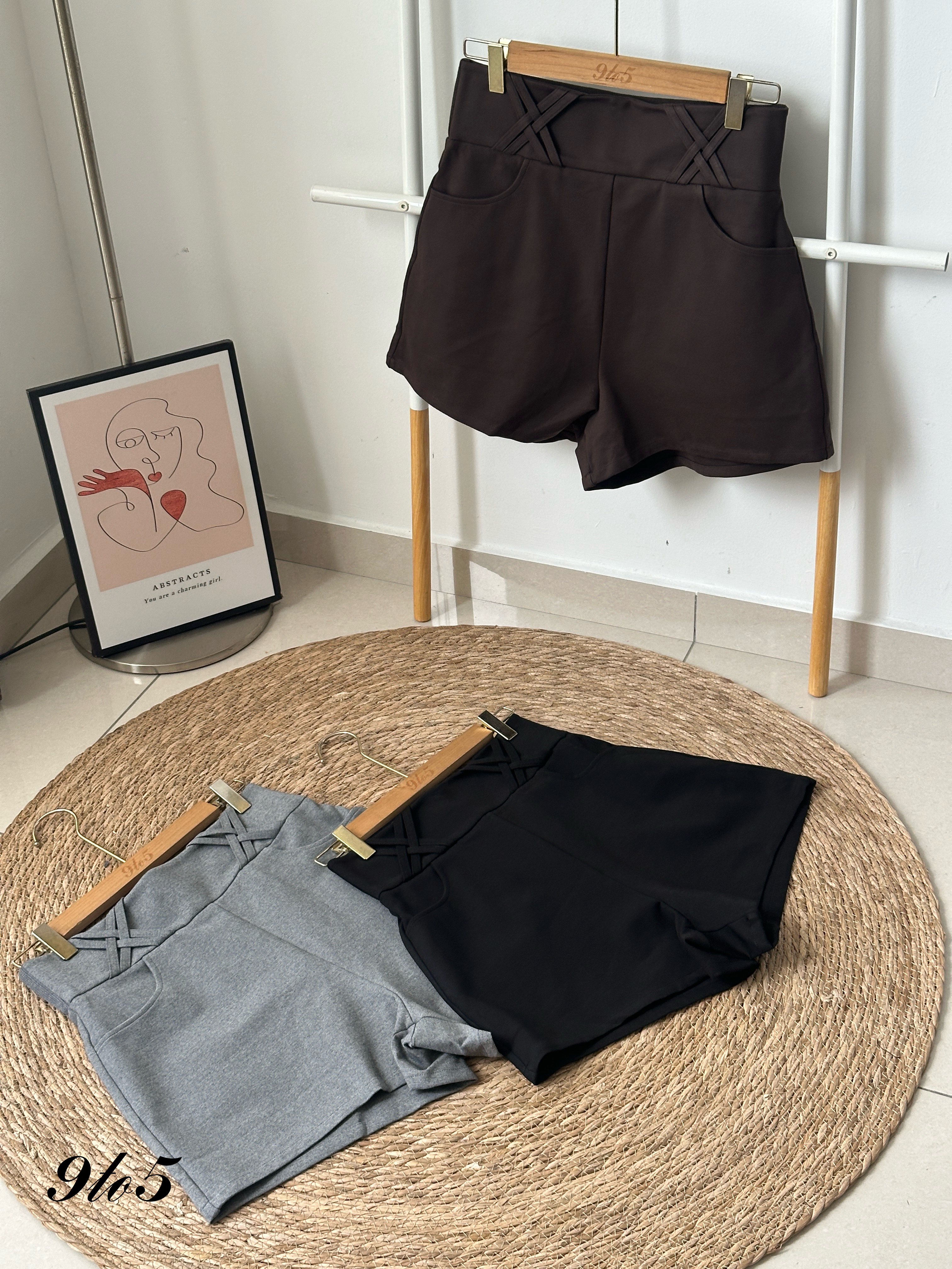 S1816 A Line Short Pants - 3 Colors 