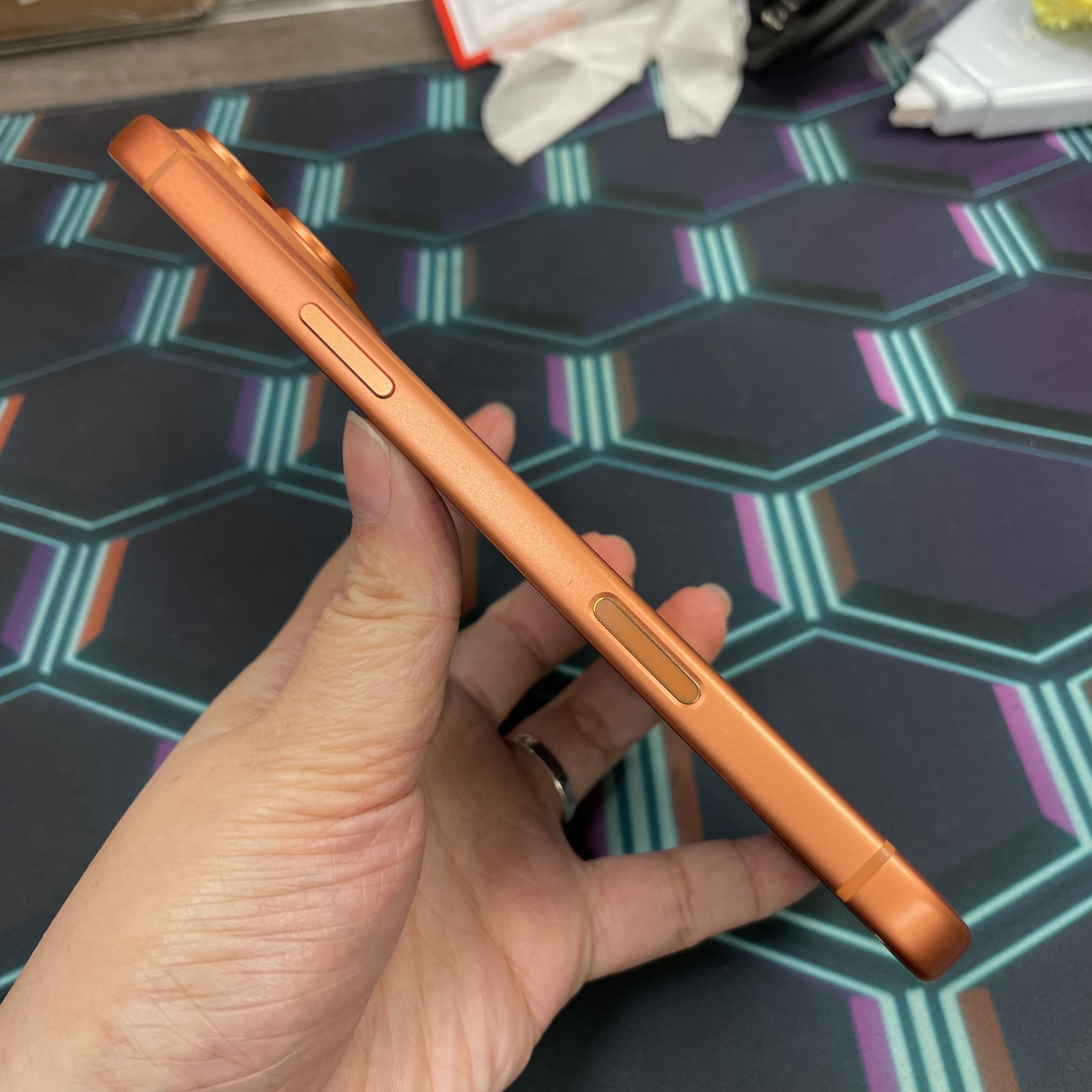 *8358 17 pro max 完美機 256GB 電100 橙色 orange