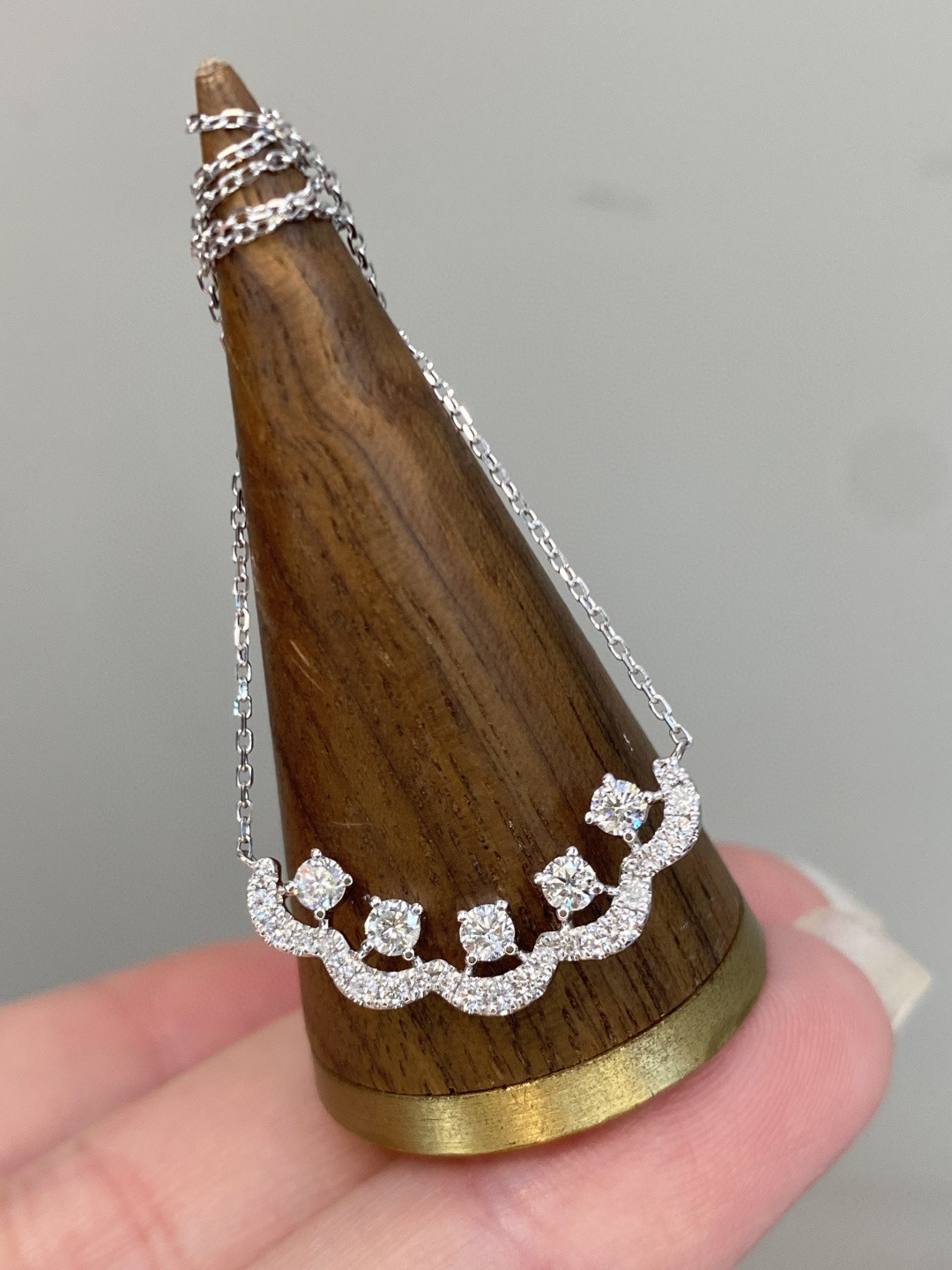 18K Diamond Necklace 