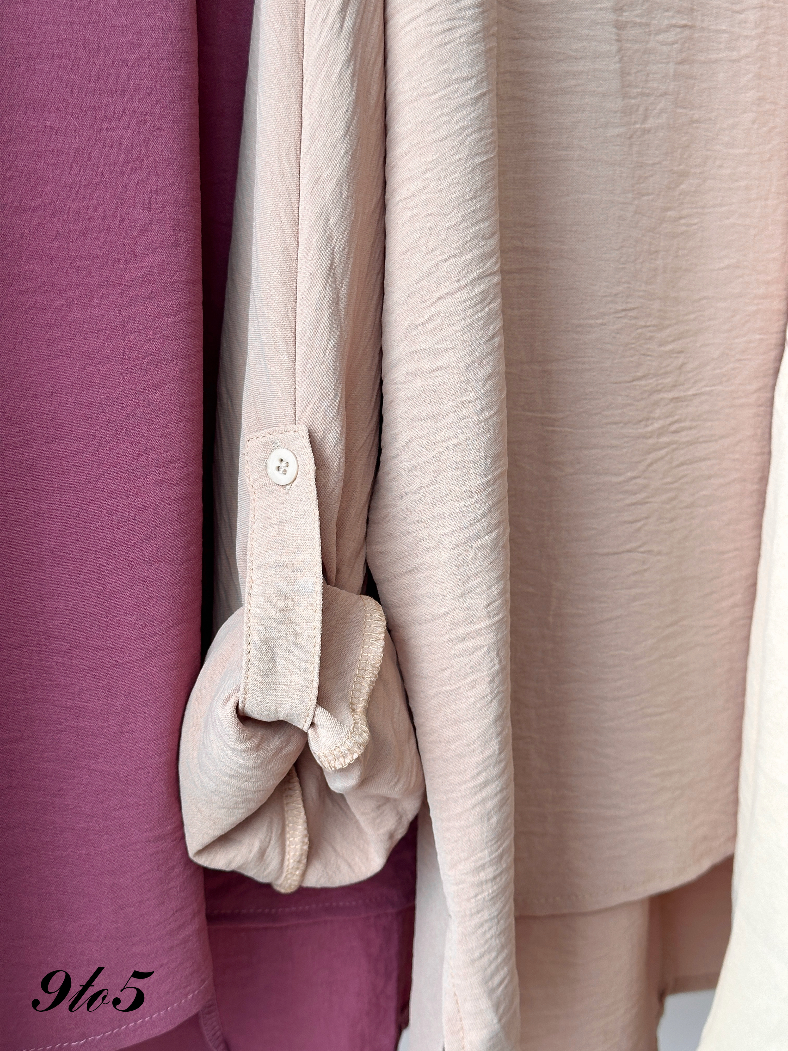 T4379 Long Sleeve V Neck Top - 3 Colors 