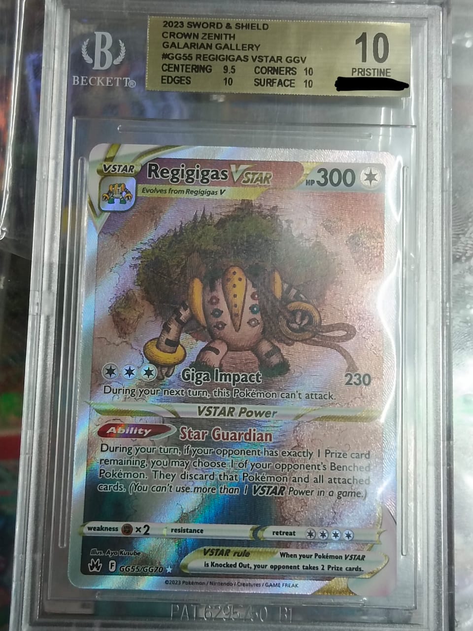 Pokemon TCG - Regigigas-GG55/GG70 (BECKETT10)