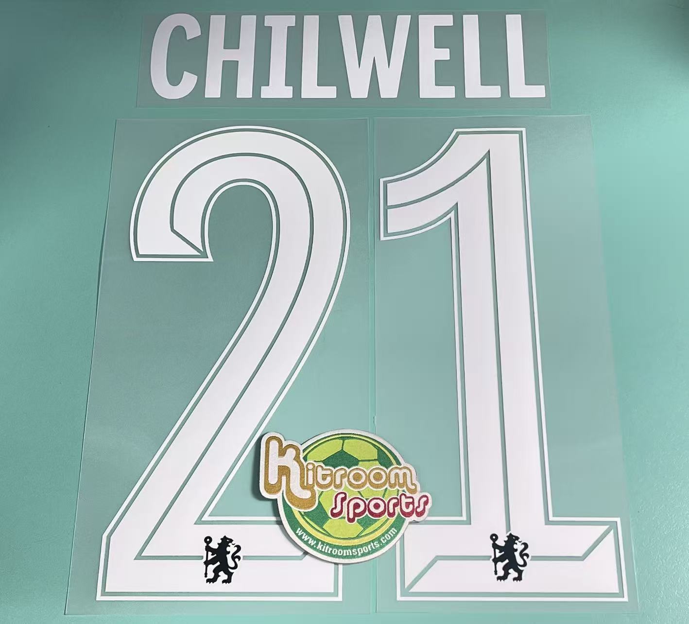 2023-24 Chelsea Home UCL Nameset #21 CHIEWELL