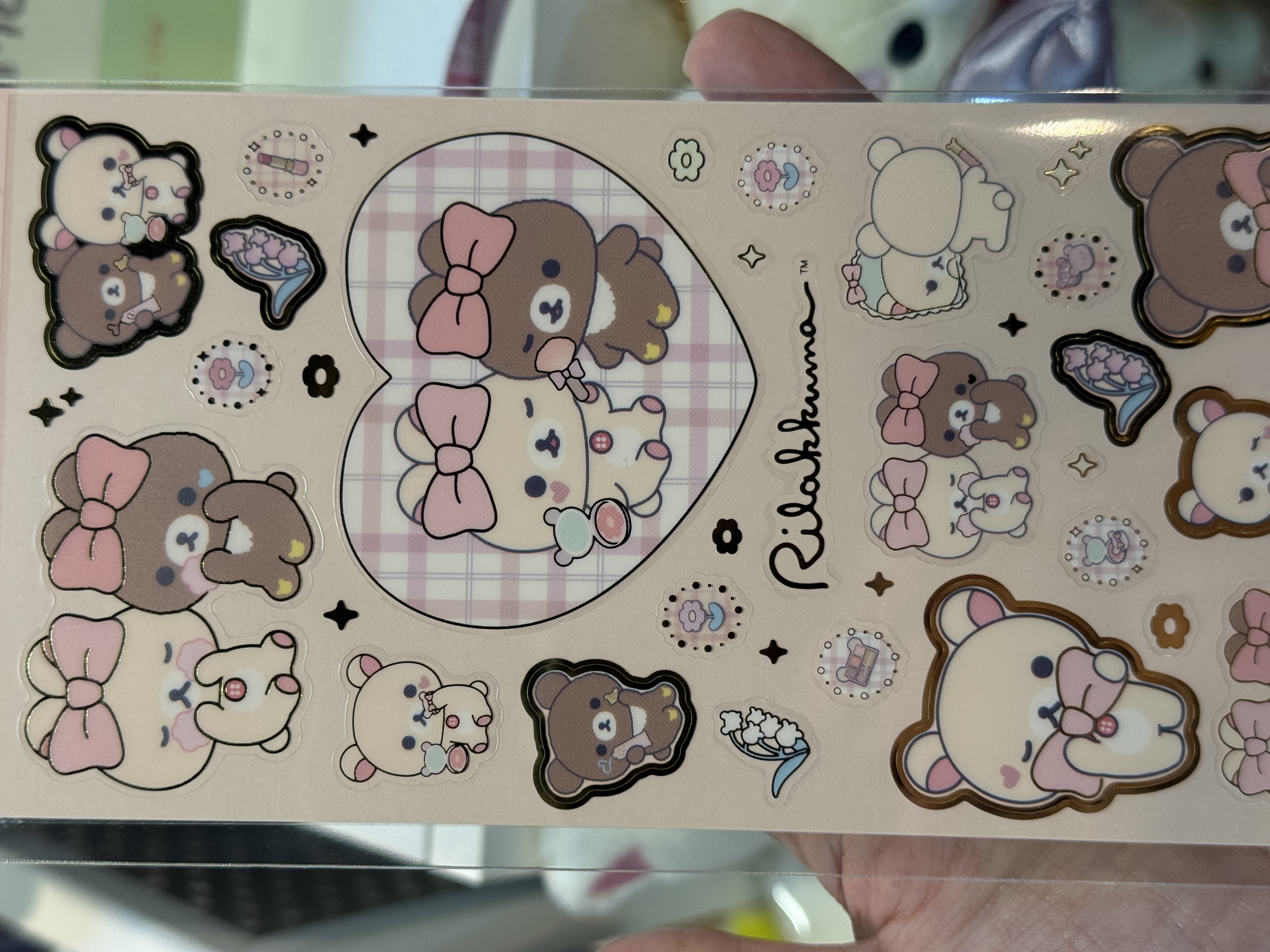 《現貨》全新RILAKKUMA化妝派對系列貼紙