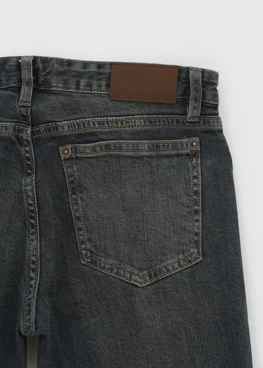 Distressed Bootcut Denim Pants