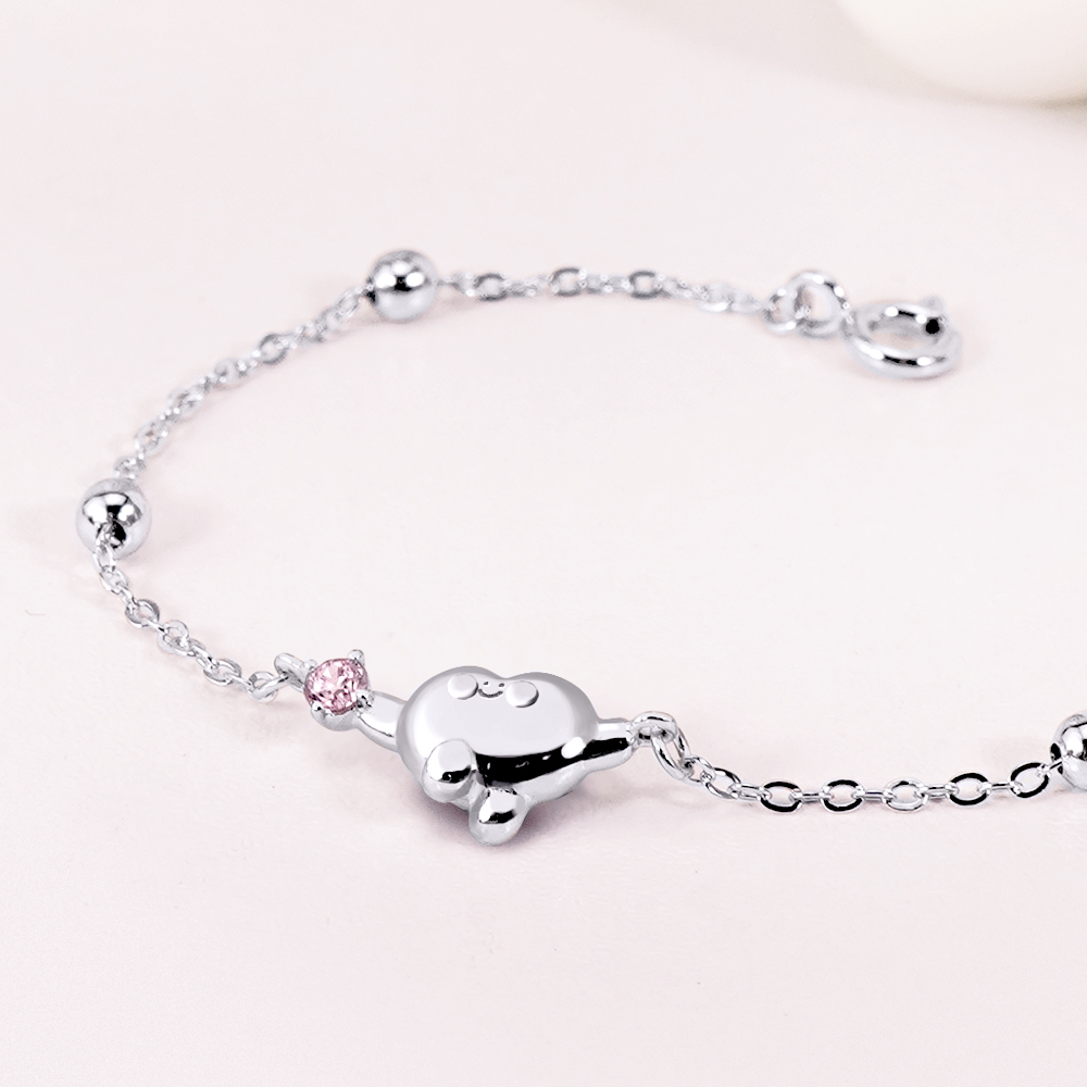 📦訂購 台灣限定 STORY 故事銀飾 Little Heart經典系列 小心臟晶鑽純銀手鏈