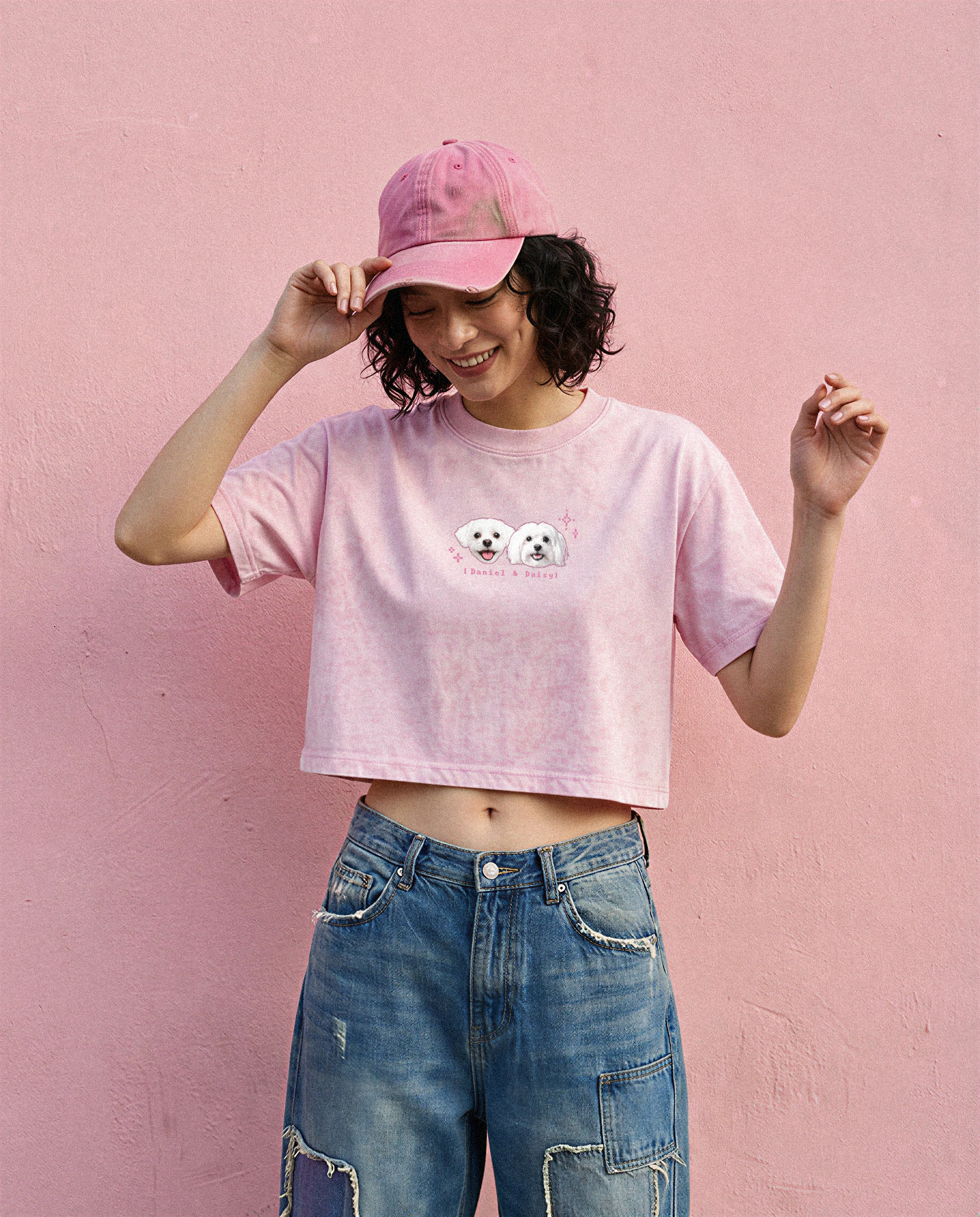 【寵物客製】女裝Crop Tee