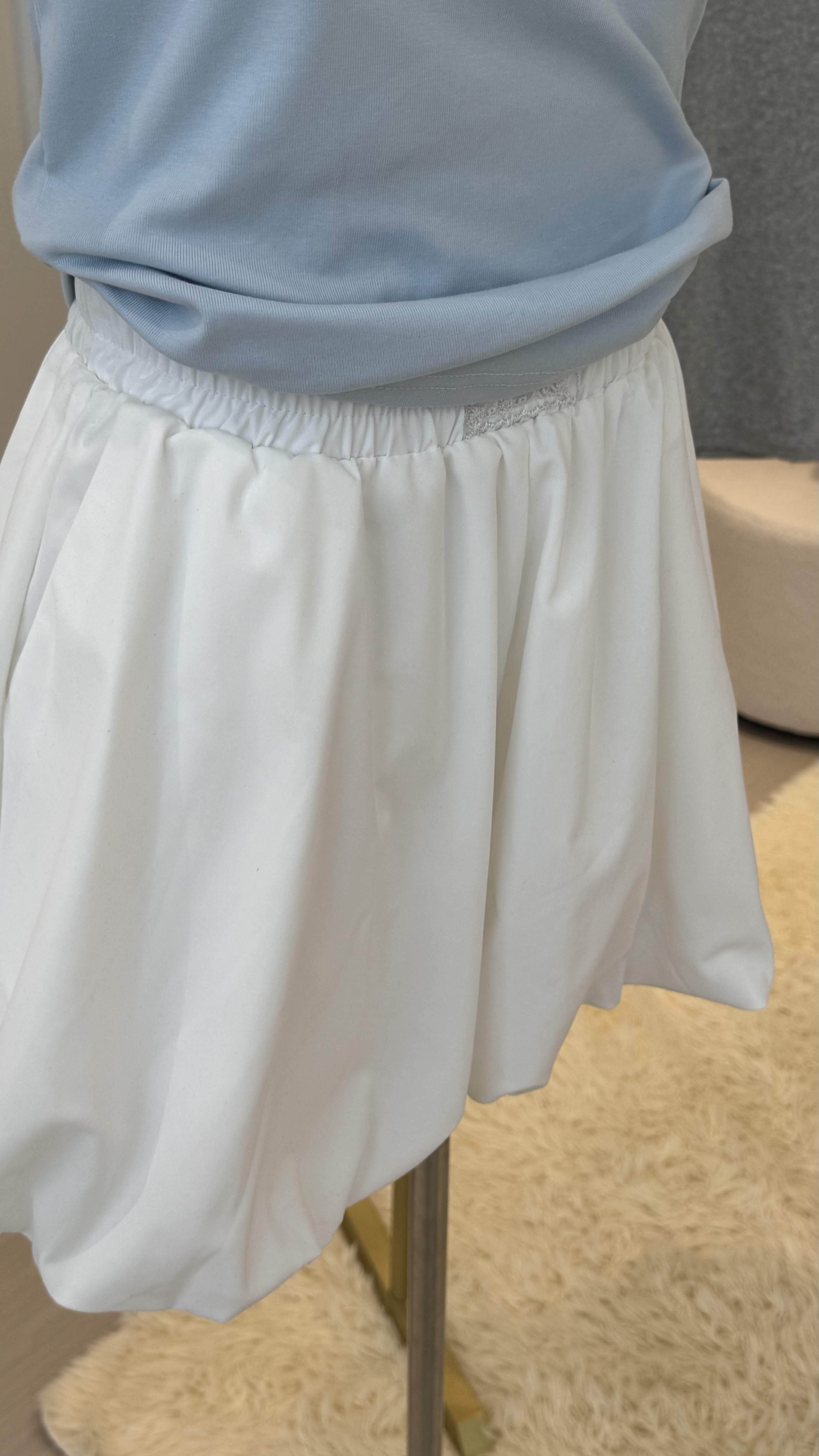 花苞蓬蓬短裤｜CN0424625WHITE