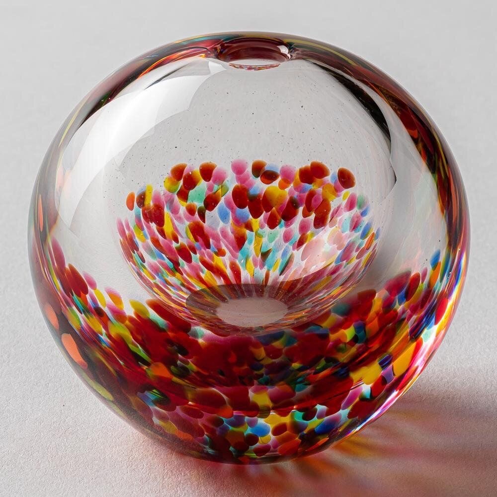 日本製 - ADERIA GLASS - 玻璃花瓶 - 紅色