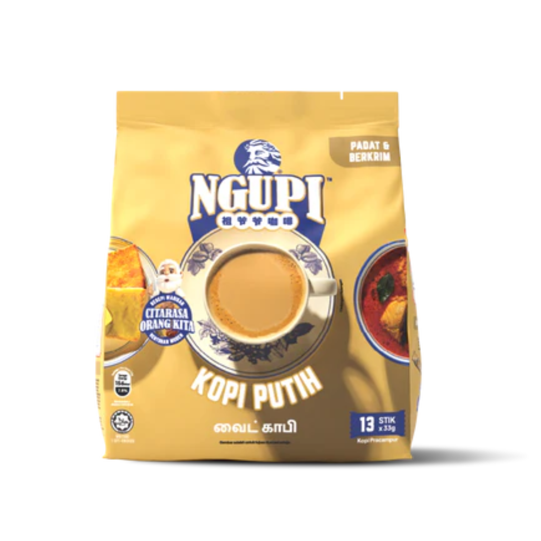 ZUS Ngupi 3-in-1 White Coffee - 13 Sticks × 33g