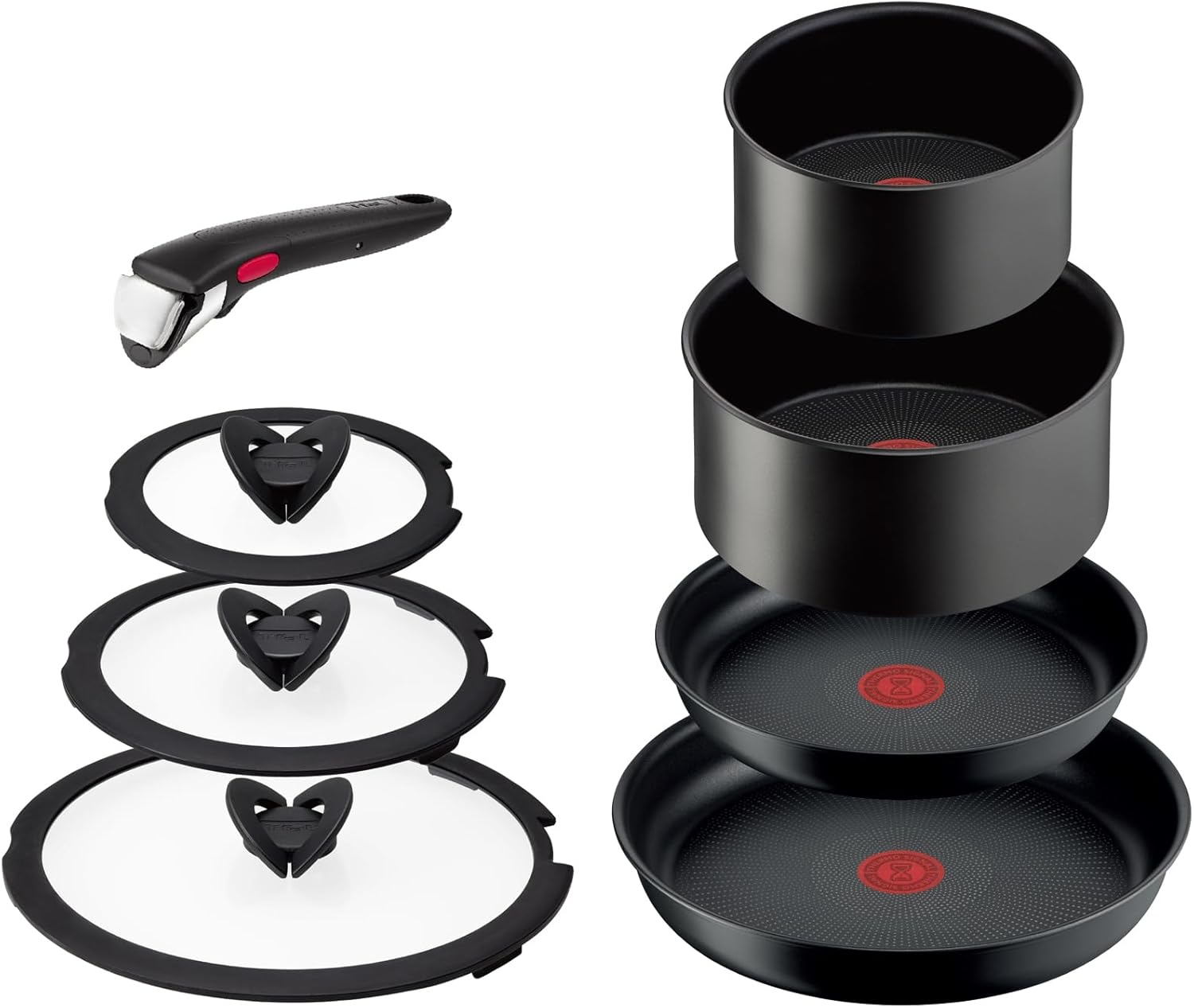 * 🇫🇷法國製 T-FAL多功能鍋具套裝8件裝 | 明火+電磁爐適用*