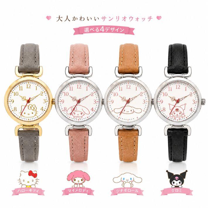 🆕【⭐訂購⭐】日本直送 🇯🇵 🌀#Sanrio 優雅復古風 #手錶［4款選］🌀[ELFD-0126][260715]