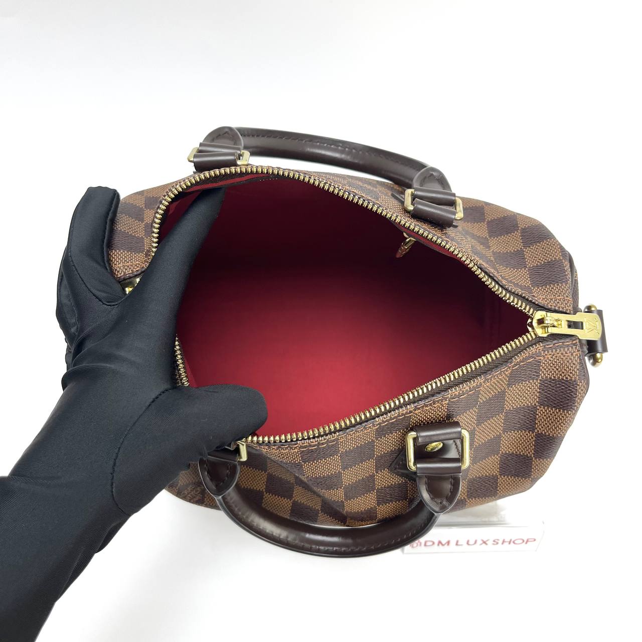 LV Damier Speedy 25 with Strap