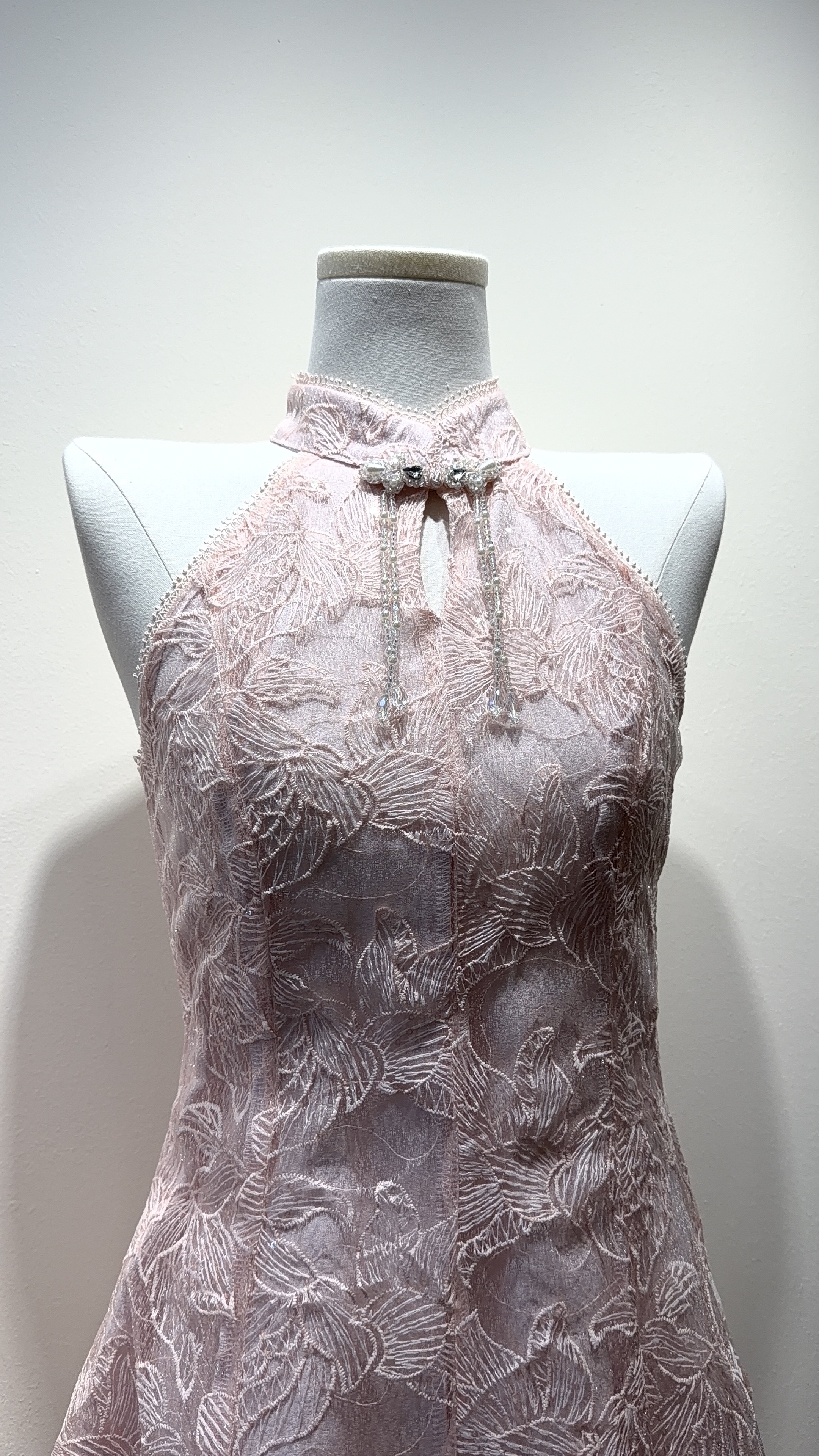 9907挂脖新中式旗袍