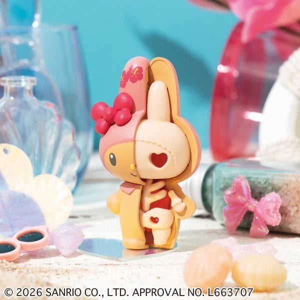 (行版) MegaHouse 解體拼圖 幻想系列 三麗鷗 熱情夏日 Kaitai Puzzle Fantasy Sanrio Characters Tropical Cherry Mix (原盒4盒) (1套4款) 