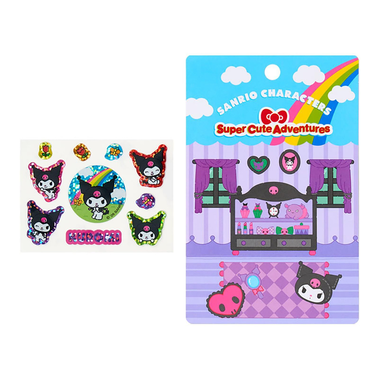 Sanrio Kuromi公仔掛飾連貼紙