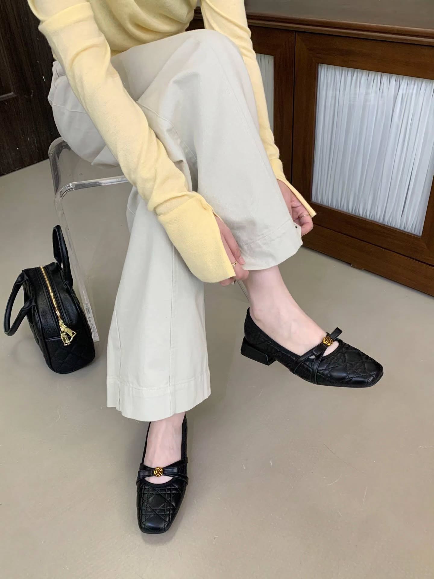 101 小香风玫瑰扣单鞋 🇨🇳