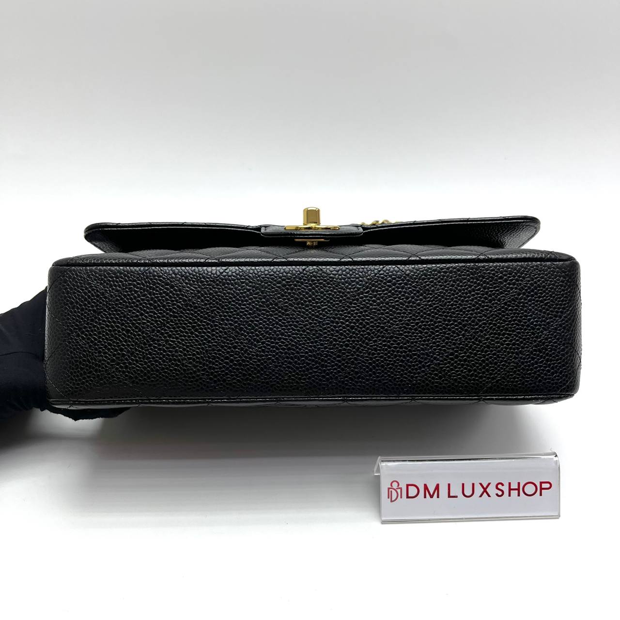 Chanel Black Caviar Classic Double Flap Medium GHW (Serial 28, Y: 2019)
