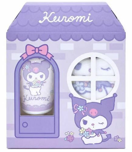 日本直送 SHOBIDO Sanrio 潤手霜及迷你毛巾套装 - 1盒 - 現貨