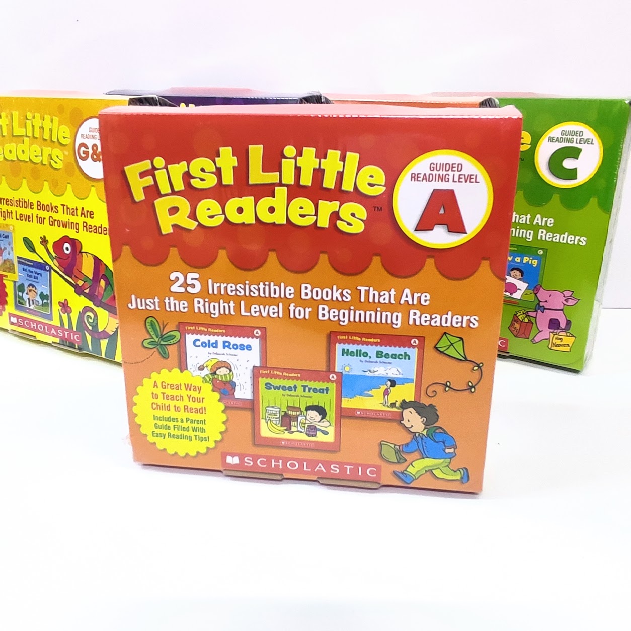 First Little Readers  Level A-H   6盒 132本  (每盒25本) | 點讀版 |  S07