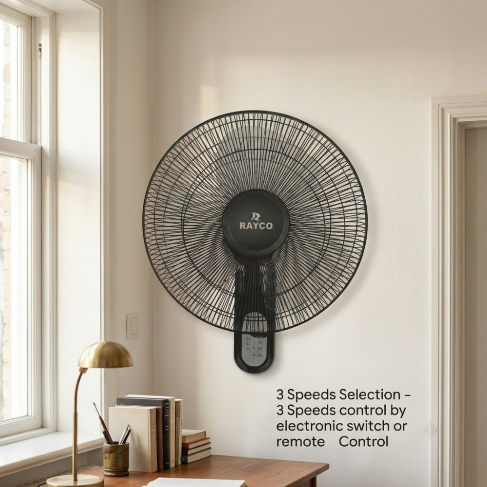 Rayco 16" Wall Fan with Remote Control RWFR3116R