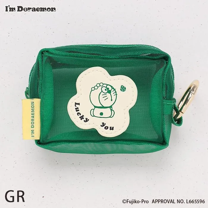 [訂購] 多啦A夢掛扣袋 小物袋 Doraemon生活 Pouch｜四葉草系列