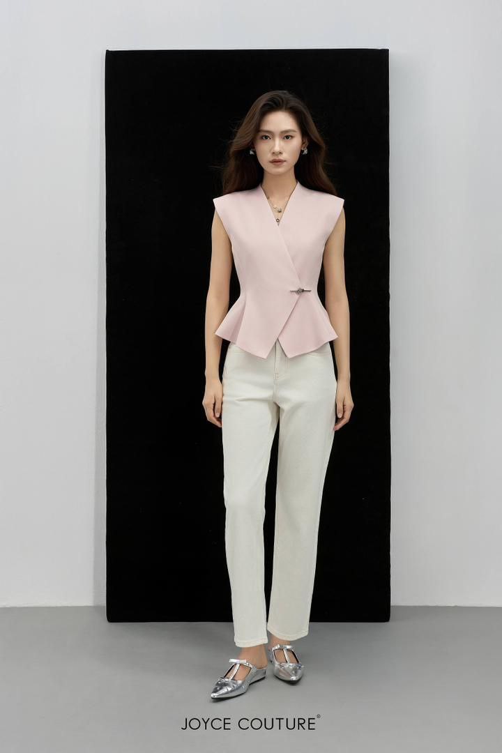 V领出袖上衣 T0699