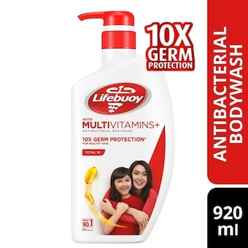 Lifebuoy AntiBacterial Body Wash - 500ml / TOTAL 10