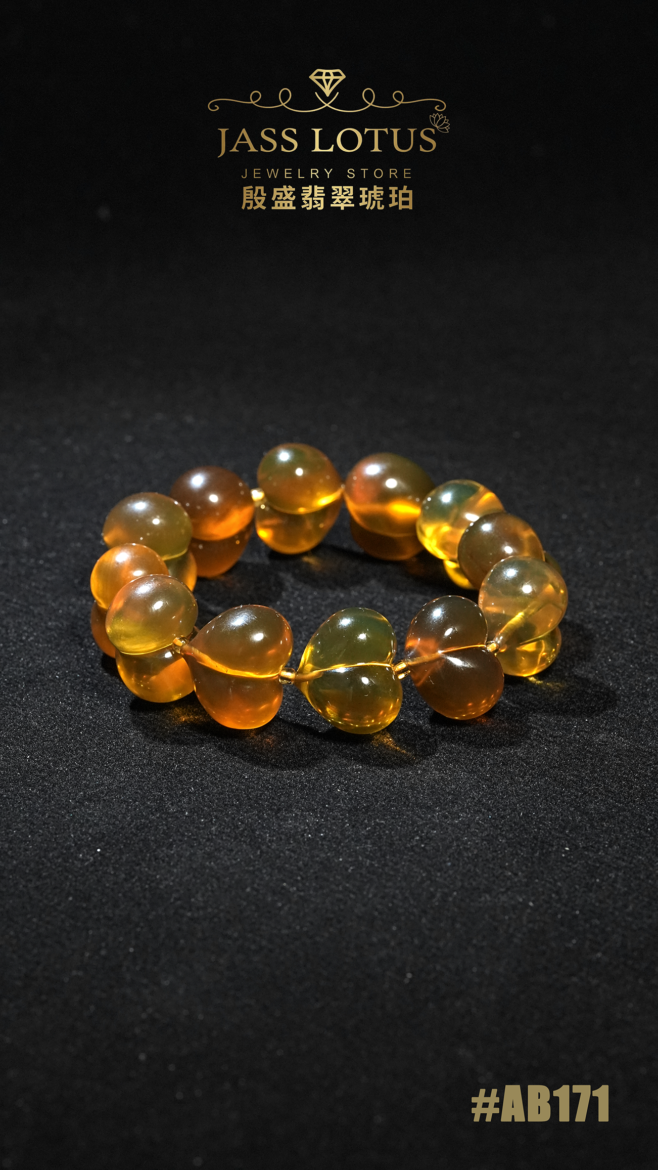 多寶立體心心手串