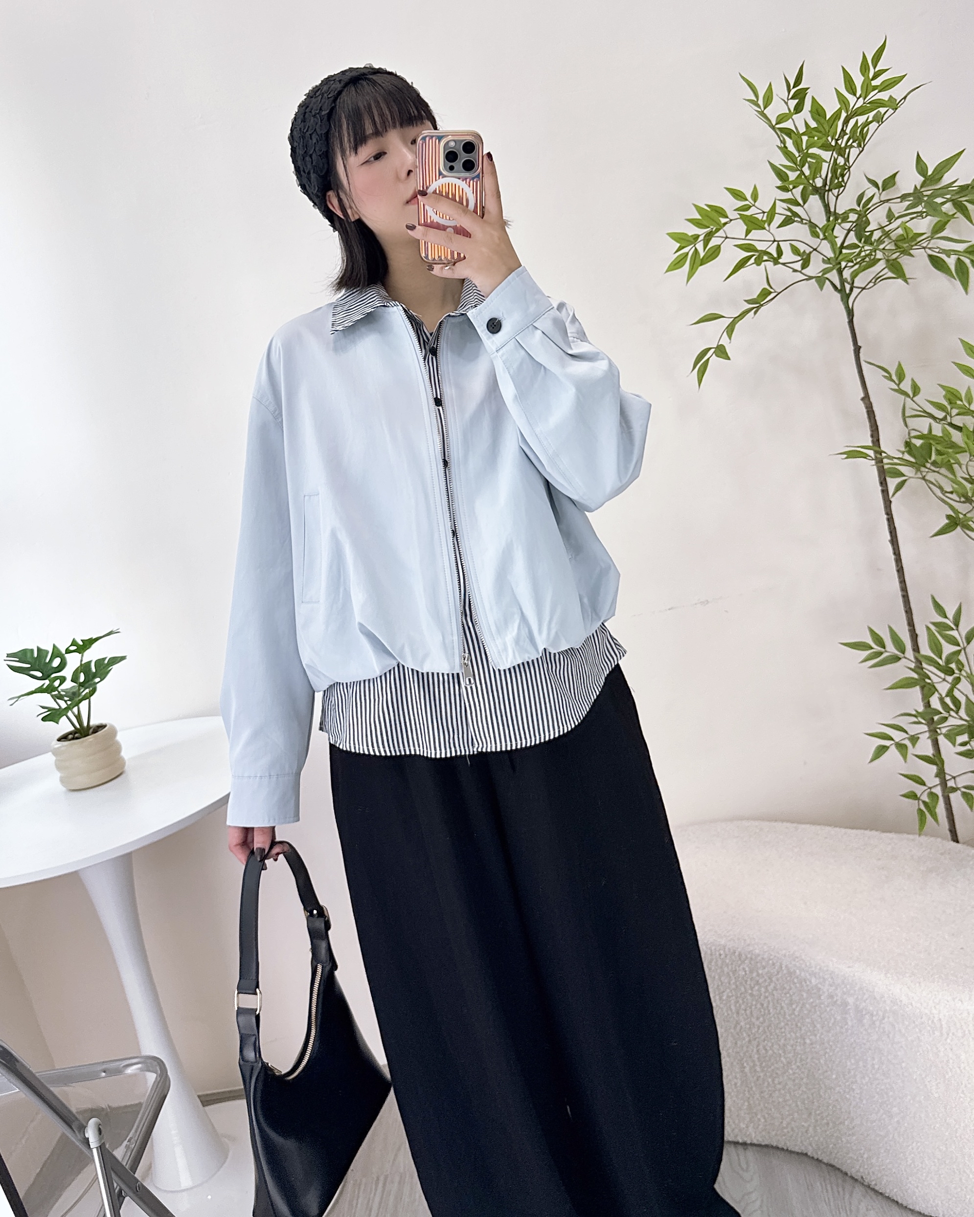 拼比層次感假兩件外套 3色