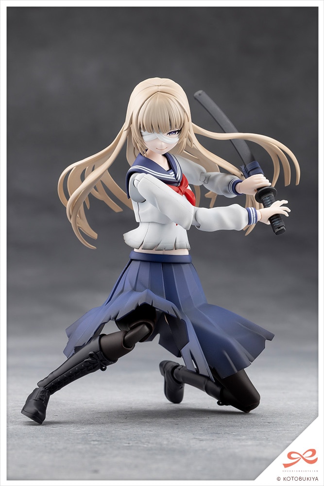 (預訂訂金 $100) (總價 $337) (壽屋店舖限定版) 壽屋 Kotobukiya 創彩少女庭園 藥師寺久遠 篝火真里亞 [戰損Ver.] 夢幻風格 校園少女擬態 模型 (行版) Kuon Yakushiji (KO08823) 